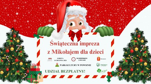 Świąteczna impreza z Mikołajem dla dzieci