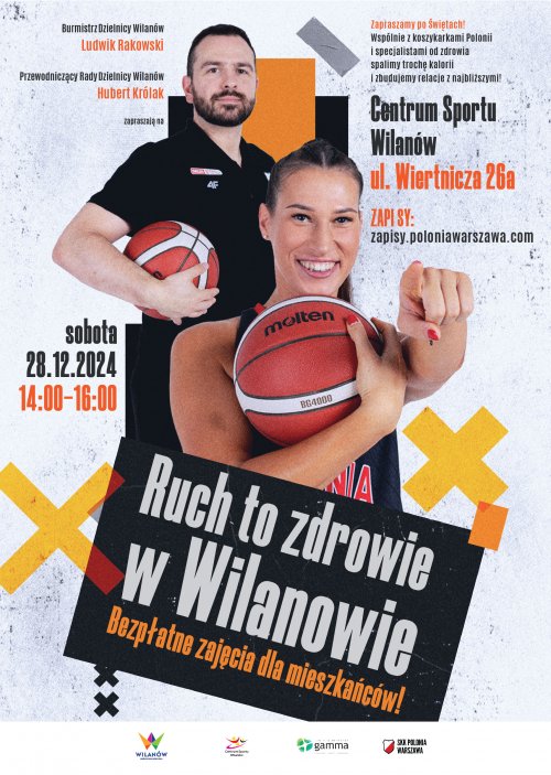 Ruch to zdrowie w Wilanowie! Bezpłatne zajęcia